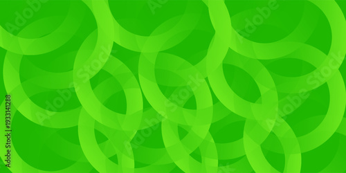 Abstract green circle background trendy. Fluid shapes composition. vector design concept