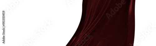 Close-up of a burgundy fabr...