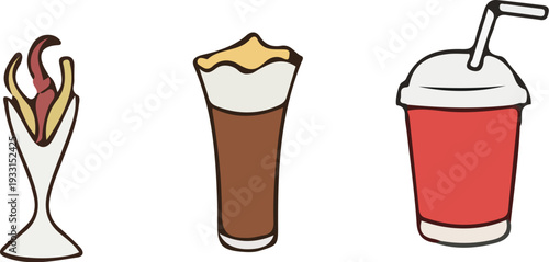 Assorted Drink Illustrations