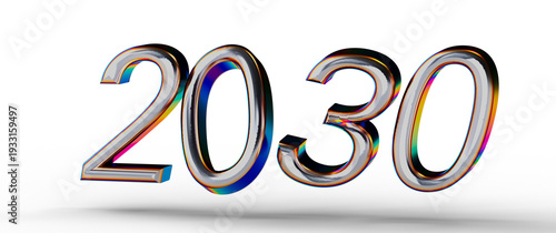Chrome style 2030 illustrat...