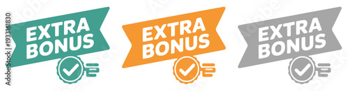 bonus web banner icon set