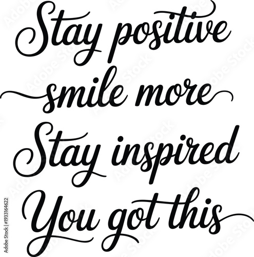 Inspirational Quote Typography