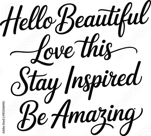 Inspirational Quotes Typography Design