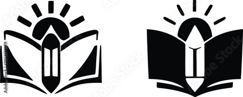 Colour Book Icon Set, Printable coloring worksheet Icon Set, coloring book page icon Set. Vector illustration !	
