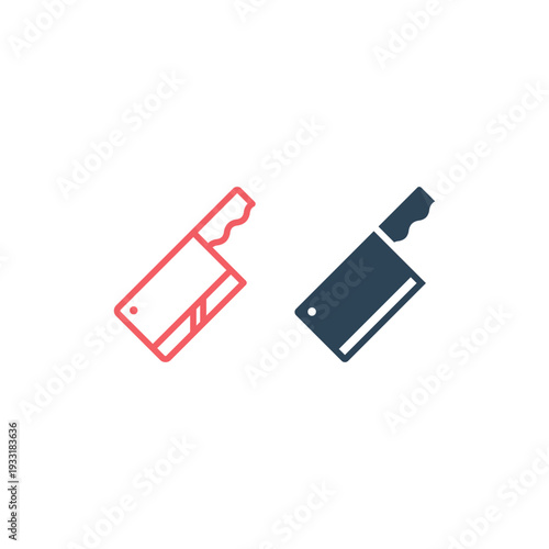 Knife icons set vector trendy design template.