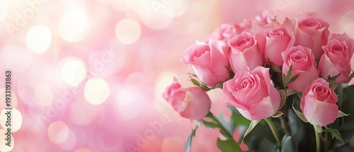 Beautiful Pink Roses in a Vase With Soft Background Colors During Daytime