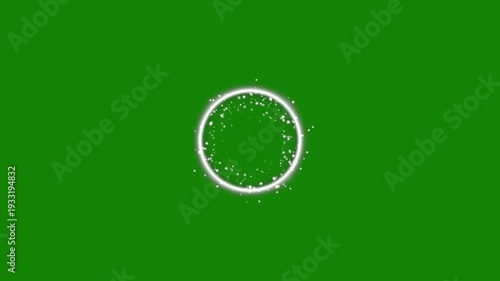 Wallpaper Mural Circle burst motion graphics in After Effects with pop up lines, shiny ellipse burst, line circle animation explosion, white cartoon dust animation on green screen background, 4K resolution Torontodigital.ca