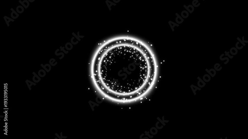 Wallpaper Mural Shiny circle burst loop animation on black screen, ellipse sparkle explosion with pop up lines, glowing ring blast effect, cinematic motion graphics background for intro, logo reveal and transition 4k Torontodigital.ca
