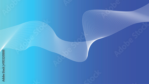 Dynamic Abstract geometric background with flowing white lines creating a serene visual experience