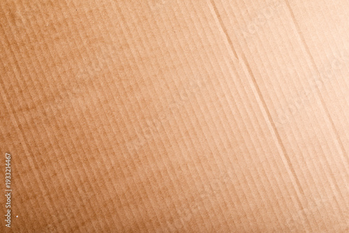 Close-up of a brown cardboa...