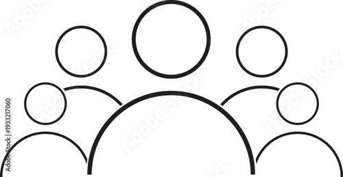 A black and white illustration of a paw print with five toes and a semi circle shape