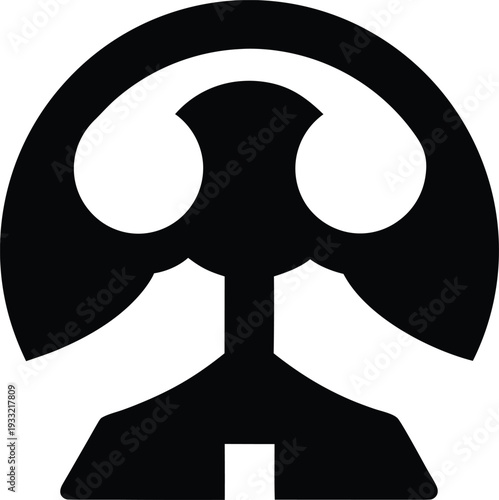 unfriend icon silhouette vector illustration on transparent background