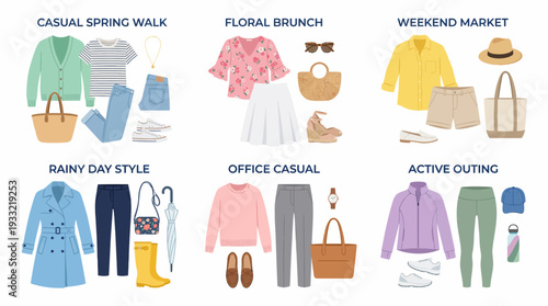 Six stylish outfit ideas for different occasions and activities