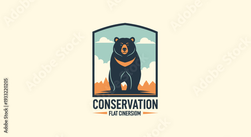 Conservation Efforts for Bears in their Natural Habitat Illustration