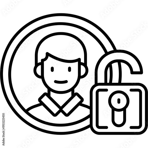 Unblock user Outline Icon