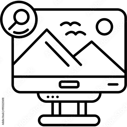 Explore feed Outline Icon