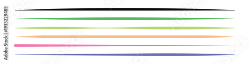 Straight line, stripe series from thin to thick. Black horizontal banner vector. Simple black straight line illustration. Straight line vector illustration eps