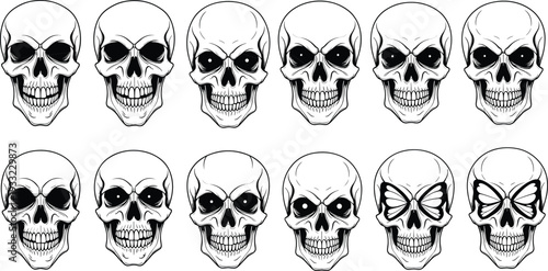 This title emphasizes mystery, gothic appeal, and versatility—perfect for buyers seeking tattoo, fantasy, or horror-inspired assets.