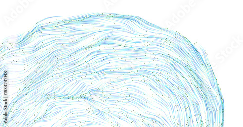 Abstract image features blu...