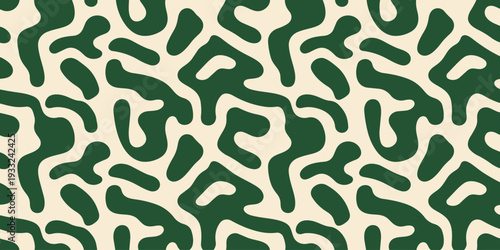 Green camouflage seamless pattern military texture background illustration concept hand drawn vector illustration editable stroke outline high quality isolated on white background for bakery food patt