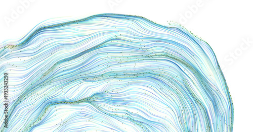 Abstract design of flowing ...
