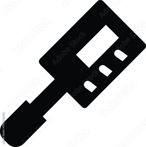 skin microbiome test kit silhouette vector illustration on transparent background