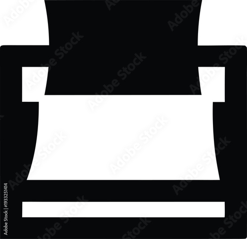 makeup blotting paper sheet silhouette vector illustration on transparent background