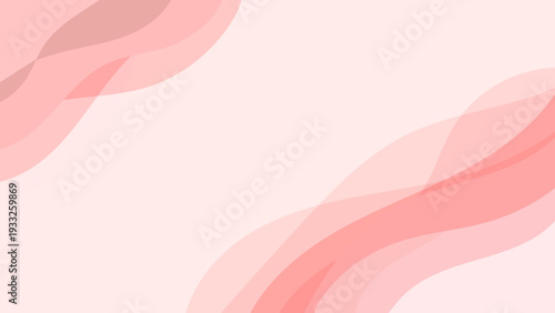 Modern coral pink abstract background featuring smooth flowing wave layers and soft gradients. Ideal for branding, presentations, wellness themes, feminine designs, social media, packaging, web layout