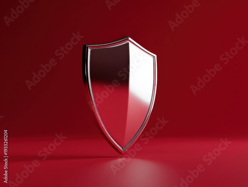 Free Download cyber security shield object isolated on a red background - GFXLoad