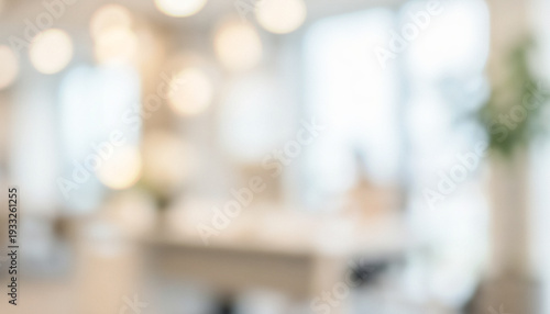 Wallpaper Mural An interior space featuring blurred decor and lighting accents. Bright windows allow natural light to fill the area, creating an airy atmosphere. Torontodigital.ca