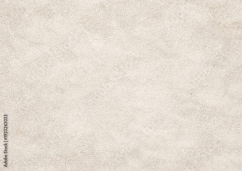 Beige cement rough plaster wall texture background with subtle concrete surface details, neutral minimalist wallpaper pattern in horizontal A4 format.