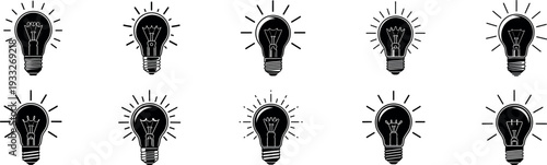 Eight black and white illustrations of mosquito like insects in two rows