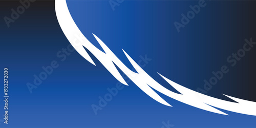 Abstract blue background with modern wave curves and smooth gradient shapes. Dynamic graphic design ideal for branding, presentations, and digital wallpaper.