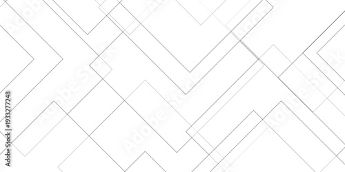Vector abstract background seamless line. Abstract minimal geometric white and gray light background design. white transparent material in triangle diamond and squares shapes in random geometric.