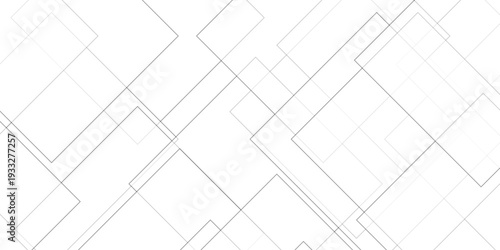 Vector abstract background seamless line. Abstract minimal geometric white and gray light background design. white transparent material in triangle diamond and squares shapes in random geometric.