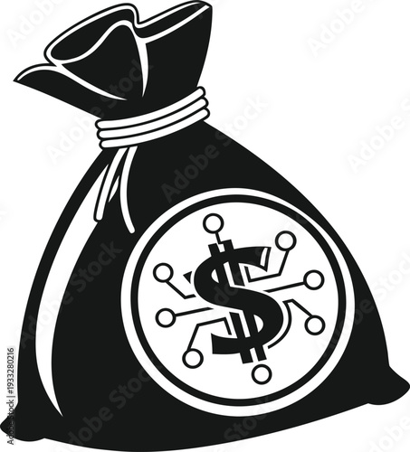 Money Bag with Dollar Sign finance economy business