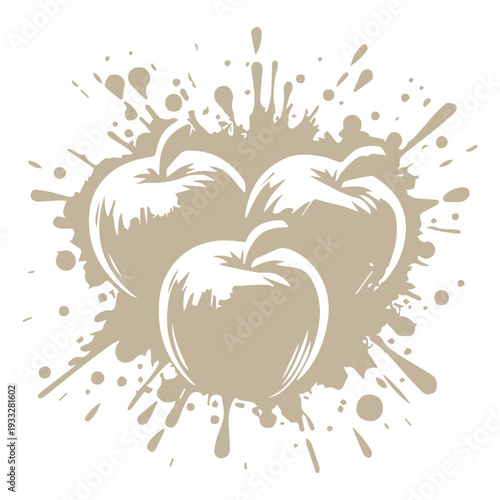 Apple Splatter Design