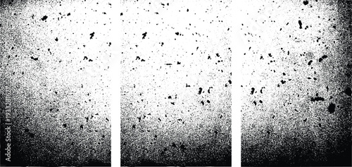 Texture overlay black and white grunge with splatters and vertical bars vector