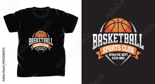 basketball graphic vector art t shirt design print template
