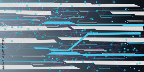 A visually stunning 2D futuristic circuit board illustration,A visually stunning 2D futuristic circuit board illustration,