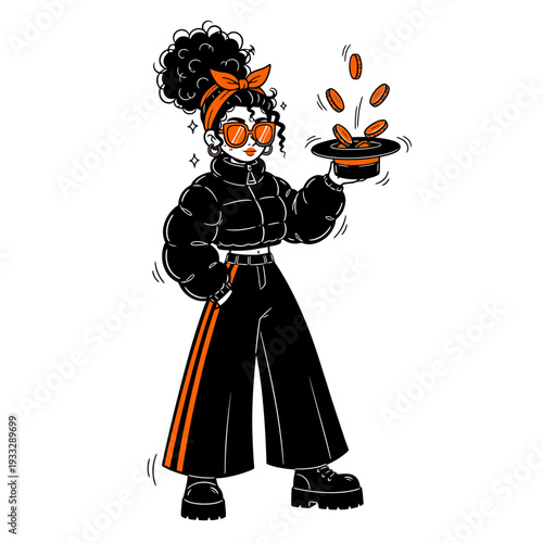 Woman Holding Coffee Beans in Hand.