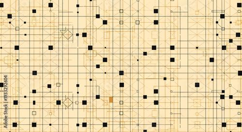 Abstract Technology Grid Network Background Vector