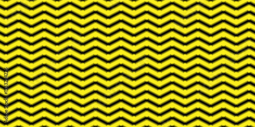 abstract simple black diagonal line smooth wave pattern on yellow can be used background.