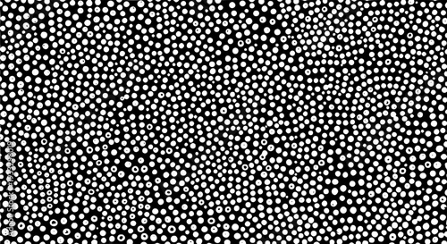 Dots pattern seamless with black and white gradient effect featuring texture, background, halftone