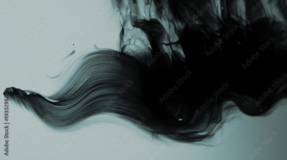 Fototapeta premium Wet ink smear, hand drag motion, motion blur, artistic mistake texture