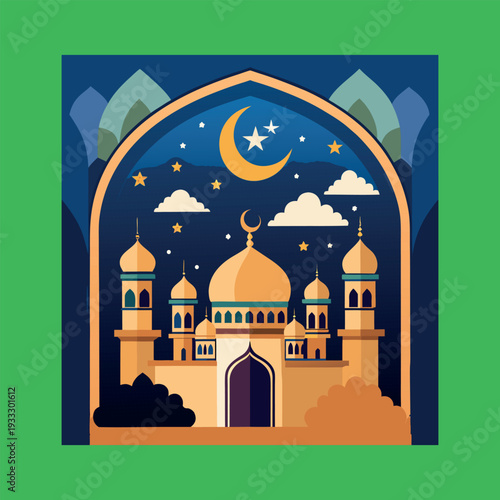 
Eid mubarak colorful luxury islamic background with decorative ornament eid mu