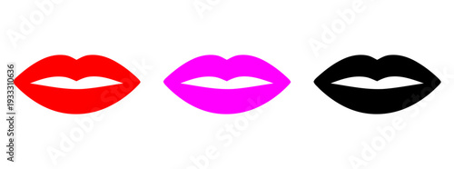 Set of different colors lipstick