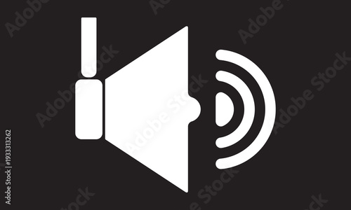 Megaphone icon. Loudspeaker vector set. Announcement sign isolated set on white background. Marketing megaphone sign. Eps 10.