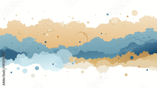 Ethereal Watercolor Ink Spatter Backdrop with Soft Gradient and Muted Tones.eps