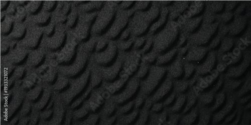 Dark Industrial Black Rubber Floor Texture Background with Tire Tread Pattern